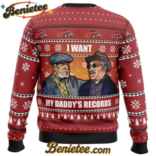 I Want My Daddy's Records Sanford and Son Ugly Christmas Sweater