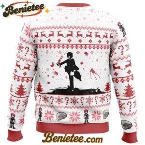 I was Born to Kill Christmas Elfen Lied Ugly Christmas Sweater