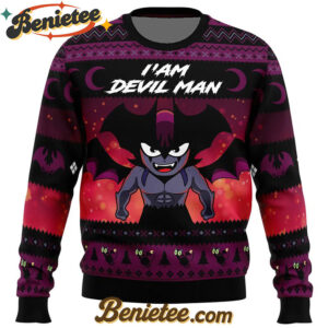 I'am Devilman Devilman Ugly Christmas Sweater