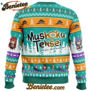 If I Only Tried Harder Mushoku Tensei Jobless Reincarnation Ugly Christmas Sweater