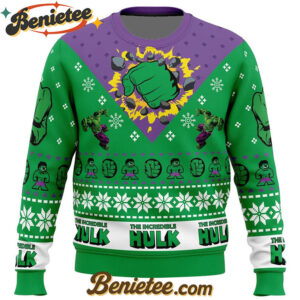 I'm Always Angry The Incredible Hulk Marvel Ugly Christmas Sweater