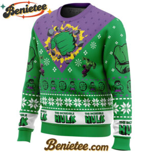 I'm Always Angry The Incredible Hulk Marvel Ugly Christmas Sweater