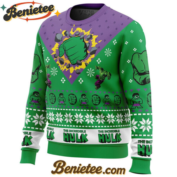I'm Always Angry The Incredible Hulk Marvel Ugly Christmas Sweater