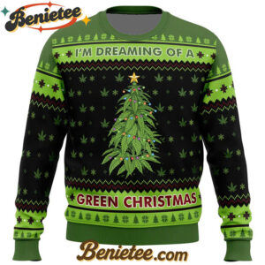 I'm Dreaming of a Green Christmas Ugly Christmas Sweater