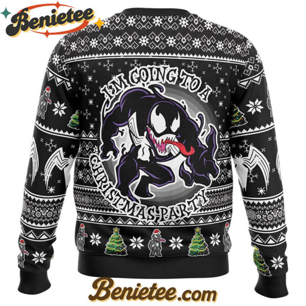 I'm Going to a Christmas Party Venom Ugly Christmas Sweater