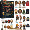 Indiana Fever 26th Anniversary Pop Advent Calendar, Christmas Countdown Advent Calendar Gift Box with 24 Acrylic Ornaments