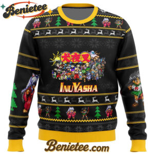 Inuyasha Sprites Ugly Christmas Sweater