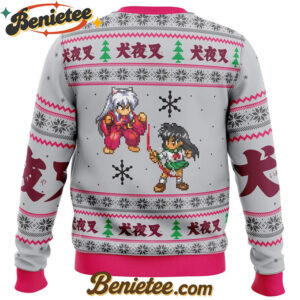 Inuyasha and Kagome Alt Ugly Christmas Sweater