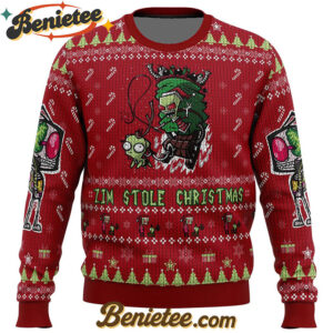 Invader Zim Doom Doom Doom Ugly Christmas Sweater