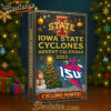 Iowa State Cyclones 2025 Advent Calendar, Christmas Countdown Advent Calendar Gift Box with 24 Acrylic Ornaments