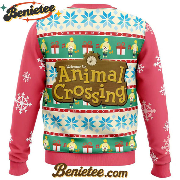 Isabelle Animal Crossing Ugly Christmas Sweater