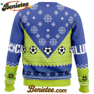 Isagi Yochi Blue Lock Ugly Christmas Sweater