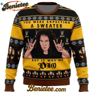 It Was Me Dio Ronnie James Dio Ugly Christmas Sweater