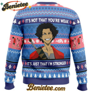 It's Not That You're Weak Samurai Champloo Ugly Christmas Sweater