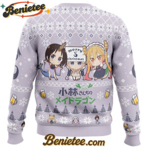 It's The Most Wonderful Time For A Beer Miss Kobayashi's Dragon Maid Ugly Christmas Sweater