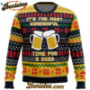 It's The Most Wonderful Time For A Beer Parody Ugly Christmas Sweater