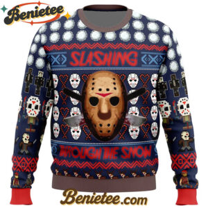 Jason Vorhees Friday the 13th Ugly Christmas Sweater