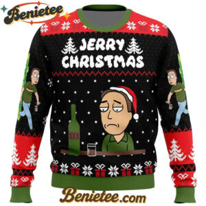 Jerry Christmas Rick and Morty Ugly Christmas Sweater