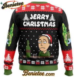 Jerry Christmas Rick and Morty Ugly Christmas Sweater