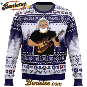 Jerry Garcia Grateful Dead Ugly Christmas Sweater
