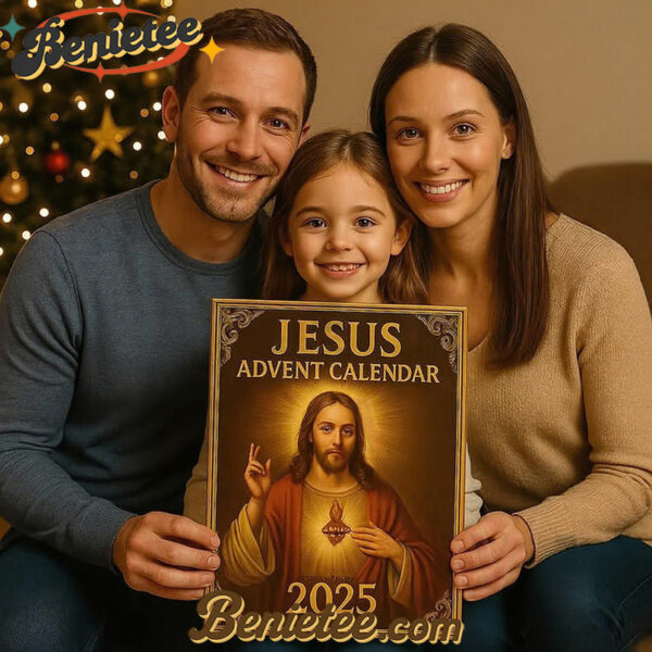 Jesus Edition Advent Calendar 2025, Christmas Countdown Advent Calendar Gift Box with 24 Acrylic Ornaments