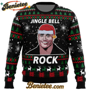 Jingle Bell Rock Dwayne Johnson Ugly Christmas Sweater