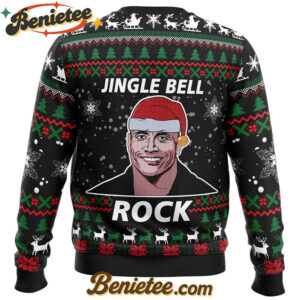 Jingle Bell Rock Dwayne Johnson Ugly Christmas Sweater