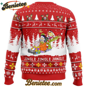 Jingle Jingle Jangle Ed Edd n Eddy Ugly Christmas Sweater