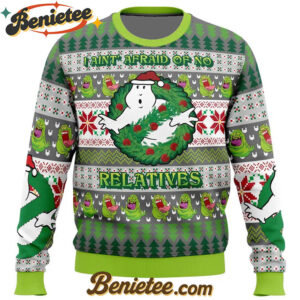 Jinglebusters Ghostbusters Ugly Christmas Sweater