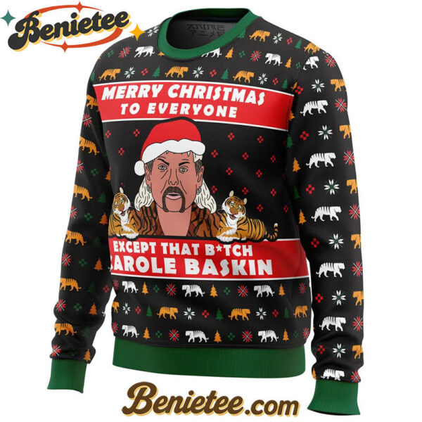 Joe Exotic Tiger King Ugly Christmas Sweater