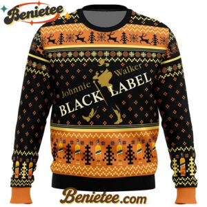 Johnnie Walker Black Label Ugly Christmas Sweater