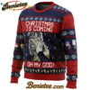 Jojo's Bizarre Adventure Joseph Joestar Oh My God Ugly Christmas Sweater