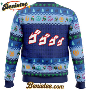 Josuke Higashikata Jojo's Bizarre Adventure Ugly Christmas Sweater