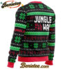 Jungle All The Way Arnold Schwarzenegger Ugly Christmas Sweater