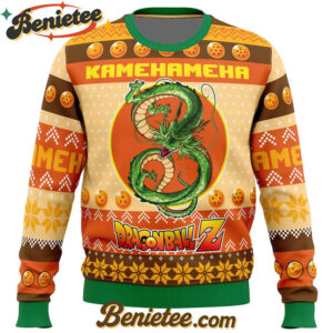 Kamehameha Dragon Ball Z Ugly Christmas Sweater