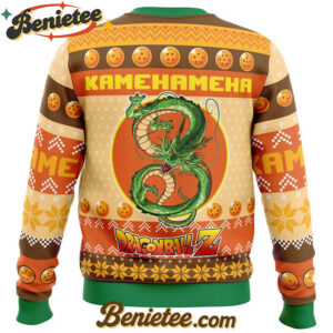 Kamehameha Dragon Ball Z Ugly Christmas Sweater