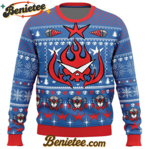 Kamina Tengen Toppa Gurren Lagann Ugly Christmas Sweater