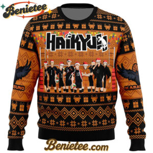Karasuno Christmas Special Haikyu!! Ugly Christmas Sweater