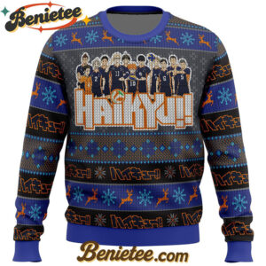 Karasuno High Haikyuu Ugly Christmas Sweater