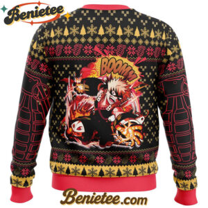 Katsuki Bakugo My Hero Academia Ugly Christmas Sweater