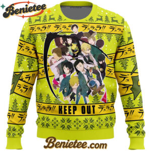 Keep Out Durarara!! Ugly Christmas Sweater