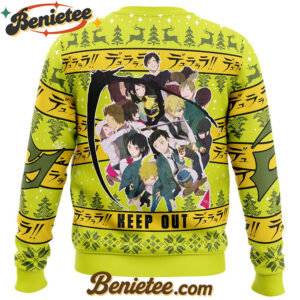 Keep Out Durarara!! Ugly Christmas Sweater
