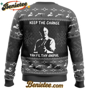 Keep the Change Yah Filthy Animal Home Alone Ugly Christmas Sweater