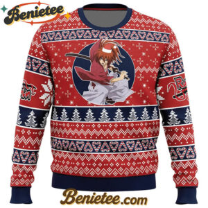 Kenshin Himura Rurouni Kenshin Samurai X Ugly Christmas Sweater