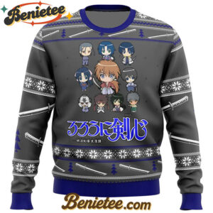 Kenshin Sprites Ugly Christmas Sweater