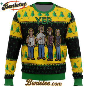 King of the Hill Yep Ugly Christmas Sweater