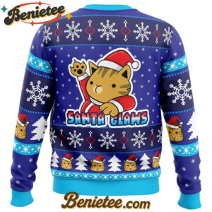 Kitty Claws Ugly Christmas Sweater