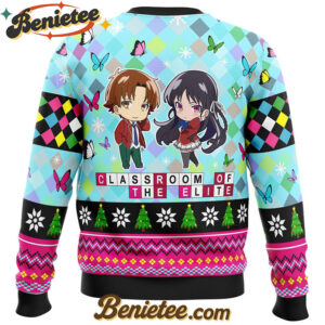 Kiyotaka And Suzune Classroom of the Elite Ugly Christmas Sweater