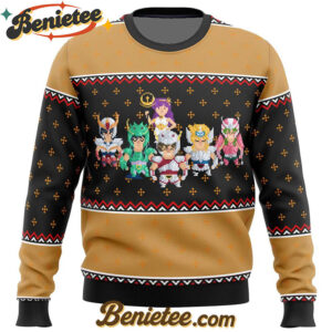 Knights of the Zodiac St Seiya Ugly Christmas Sweater
