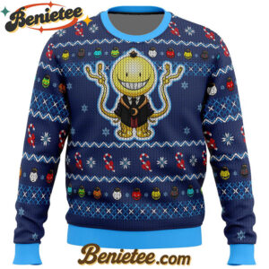 Koro Sensei Tentacles Assassination Classroom Ugly Christmas Sweater